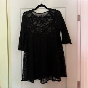 Free People Lace Tunic with Beading